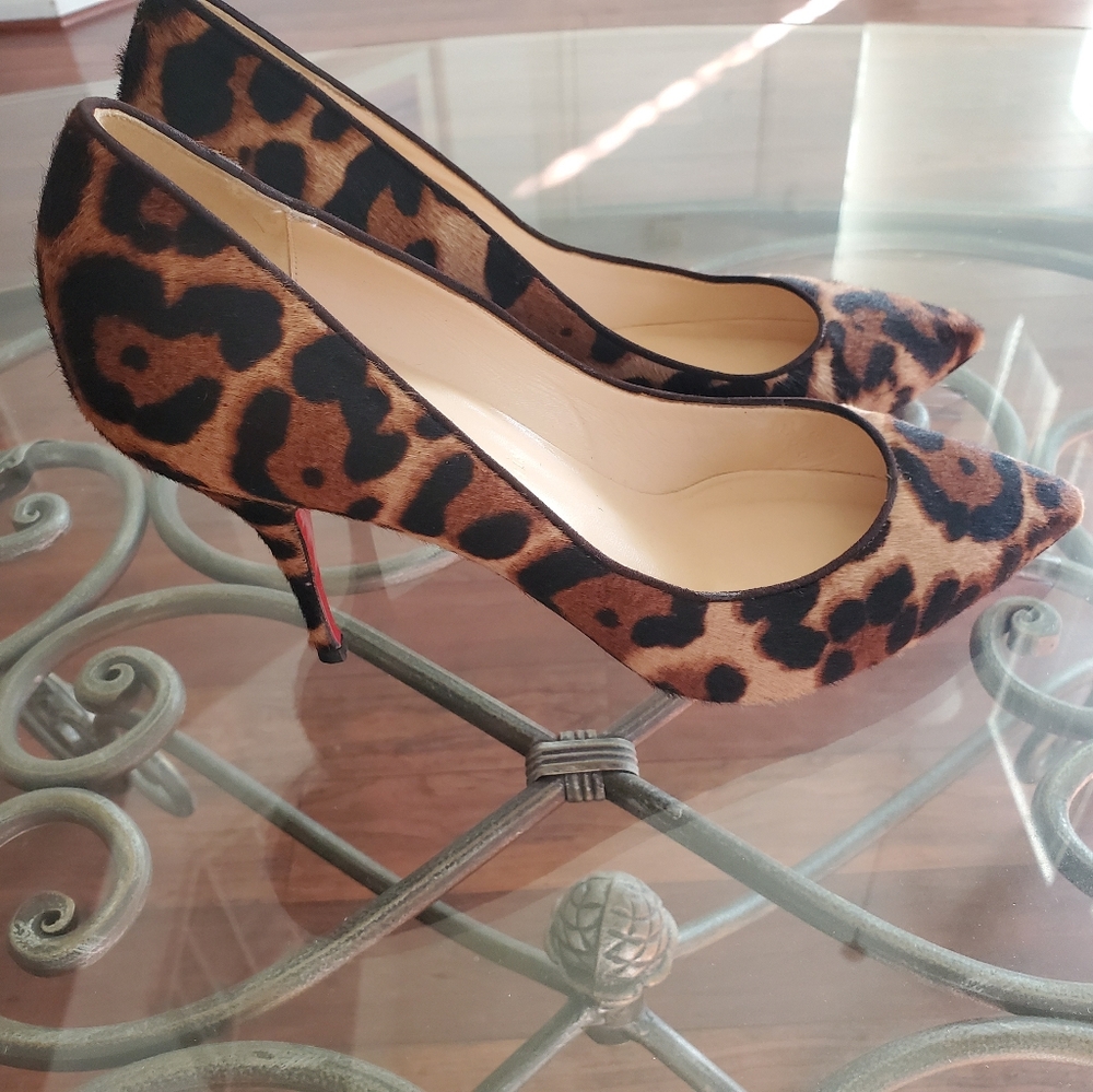 Christian Louboutin Animal Print Heels